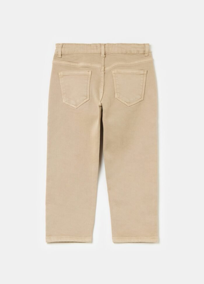 ⁦Boys' 5-Pocket Trousers – Oyster Grey⁩ - الصورة ⁦2⁩