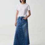 OVS Long Skirt D Medium Blue