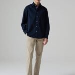 OVS Chino Slim S Spray Green