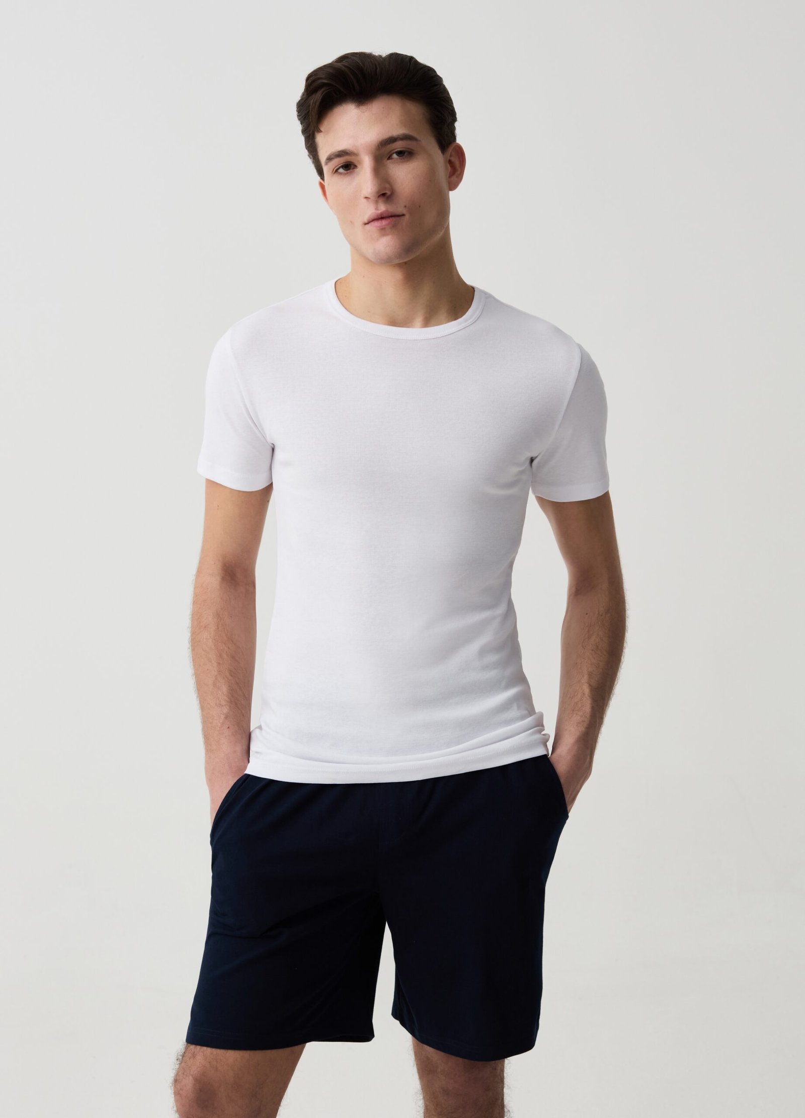 12842439.jpg Men's Lounge Shorts – Dark Navy - Image 1