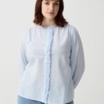 OVS Y&D Striped Light Blue