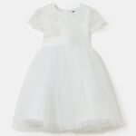 OVS Dress W/Lace Off White