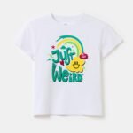 OVS T-Shirt Prin Optical Whit