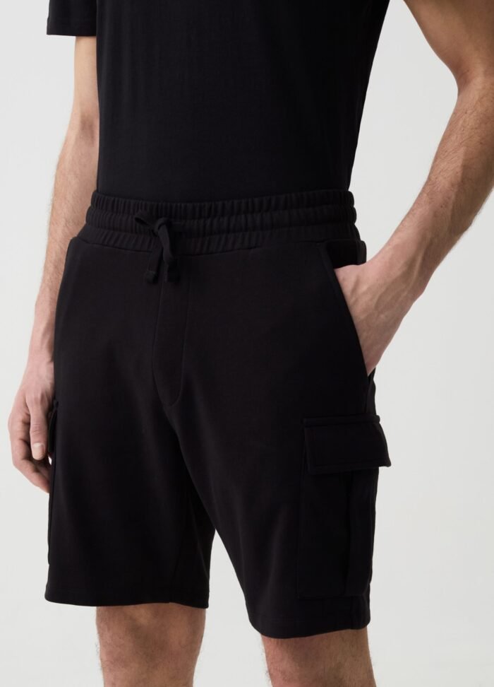 ⁦Men's Cotton T-Shirt – Anthracite⁩ - الصورة ⁦2⁩