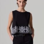 OVS Tank Top Dark Black