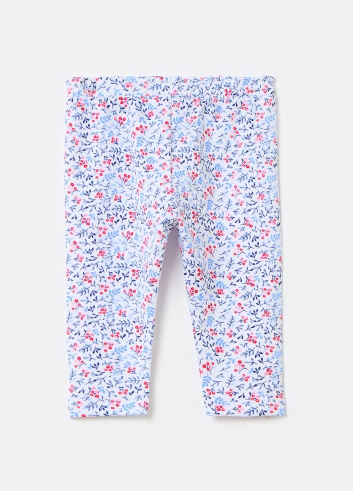 ⁦Baby Printed Leggings – Off White⁩ - الصورة ⁦2⁩