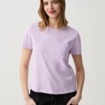 OVS Ss Ts Solid Misty Lilac