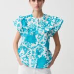 OVS Shi245 Shirt Bianco/Azzur