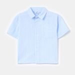 OVS Y/D Seersuck Light Blue