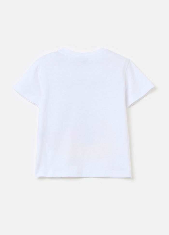 ⁦Boys' Print T-Shirt – White⁩ - الصورة ⁦2⁩