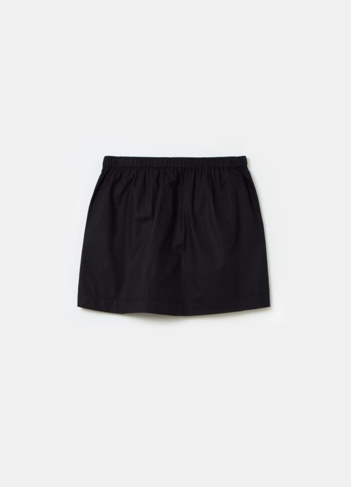⁦Girls' Parachute Skirt – Black⁩ - الصورة ⁦2⁩