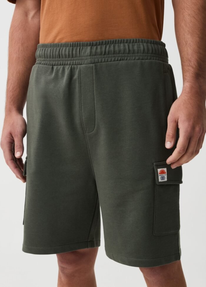 Men's Jersey Shorts – Deep Green - Image 2
