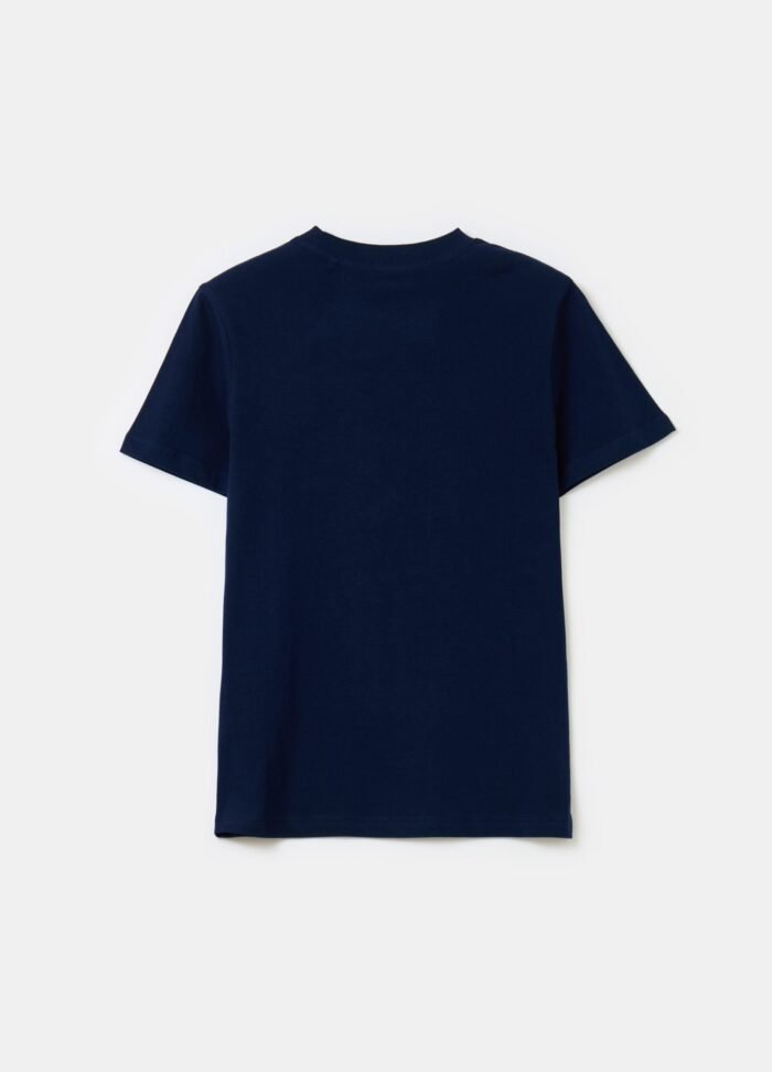 ⁦Boys' 3/4-Sleeve T-Shirt – Dark Blue⁩ - الصورة ⁦2⁩