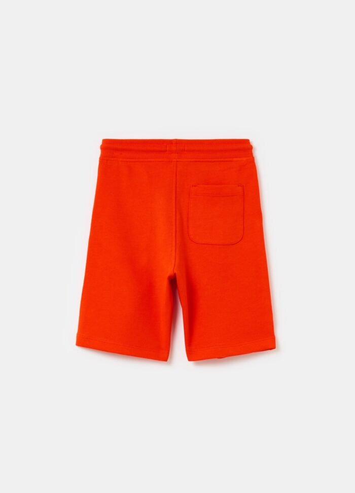⁦Boys' Cotton Shorts – Red⁩ - الصورة ⁦2⁩