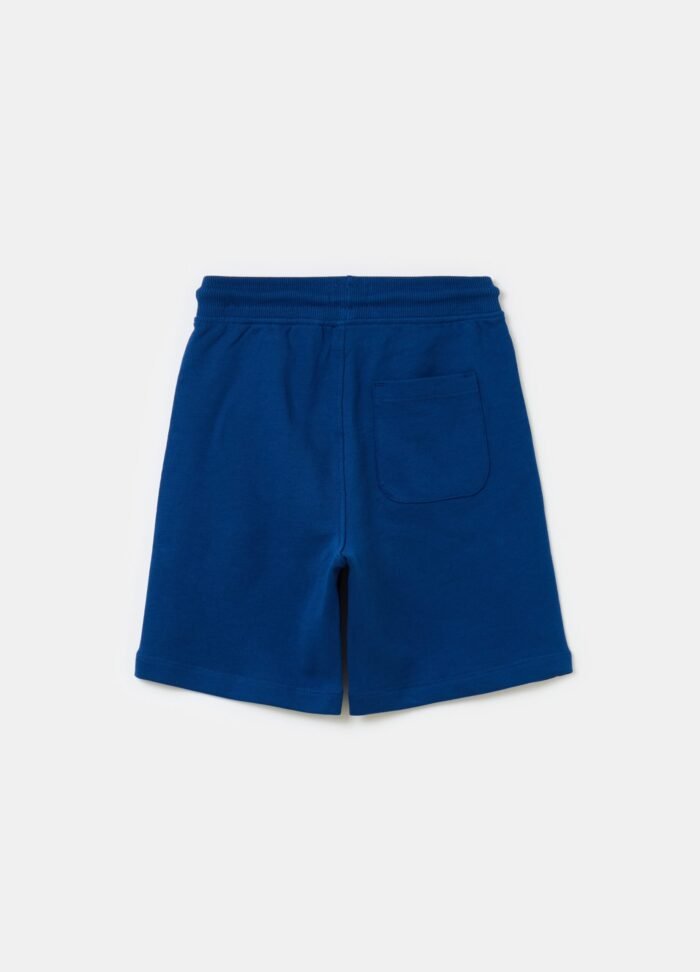 Boys' Cotton Shorts – Dark Blue - Image 2