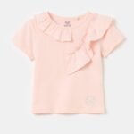 OVS T-Shirt W/Ru Veiled Rose