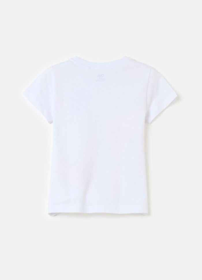 ⁦Girls' Graphic T-Shirt – White⁩ - الصورة ⁦2⁩