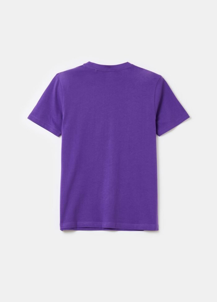 ⁦Boys' 3/4-Sleeve T-Shirt – Violet⁩ - الصورة ⁦2⁩