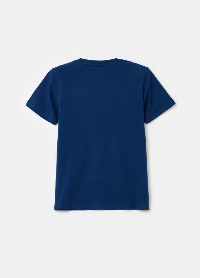 ⁦Boys' Hooded T-Shirt – Blue⁩ - الصورة ⁦2⁩