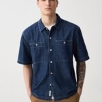 OVS Ghden02 Shir Medium Blue