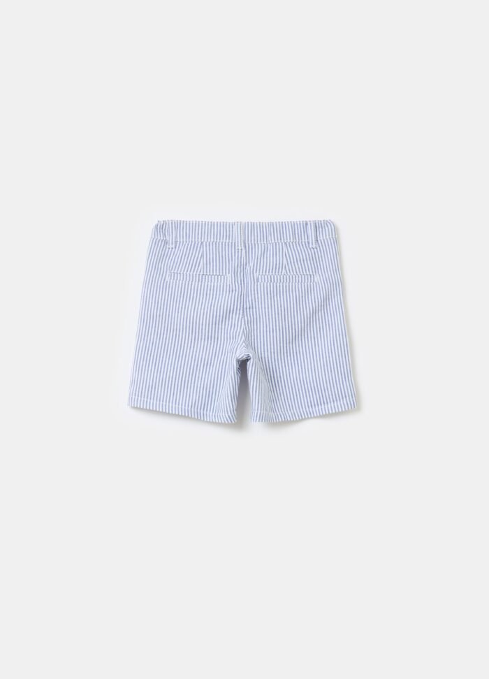 ⁦Boys' Striped Bermuda Shorts – Multicolour⁩ - الصورة ⁦2⁩
