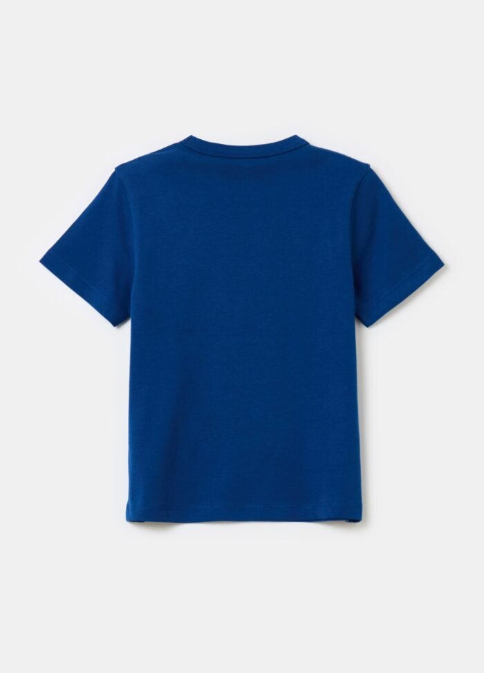 ⁦Boys' T-Shirt – Dark Blue⁩ - الصورة ⁦2⁩