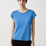Women's Kimono-Sleeve T-Shirt – Riverside Blue