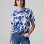 OVS Ts Ss Tye&Dy Navy/ Off Wh