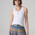 Women's Ribbed Tank Top – White