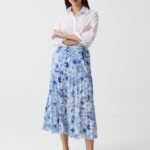 OVS Aop Mesh Lon Bianco/Blu