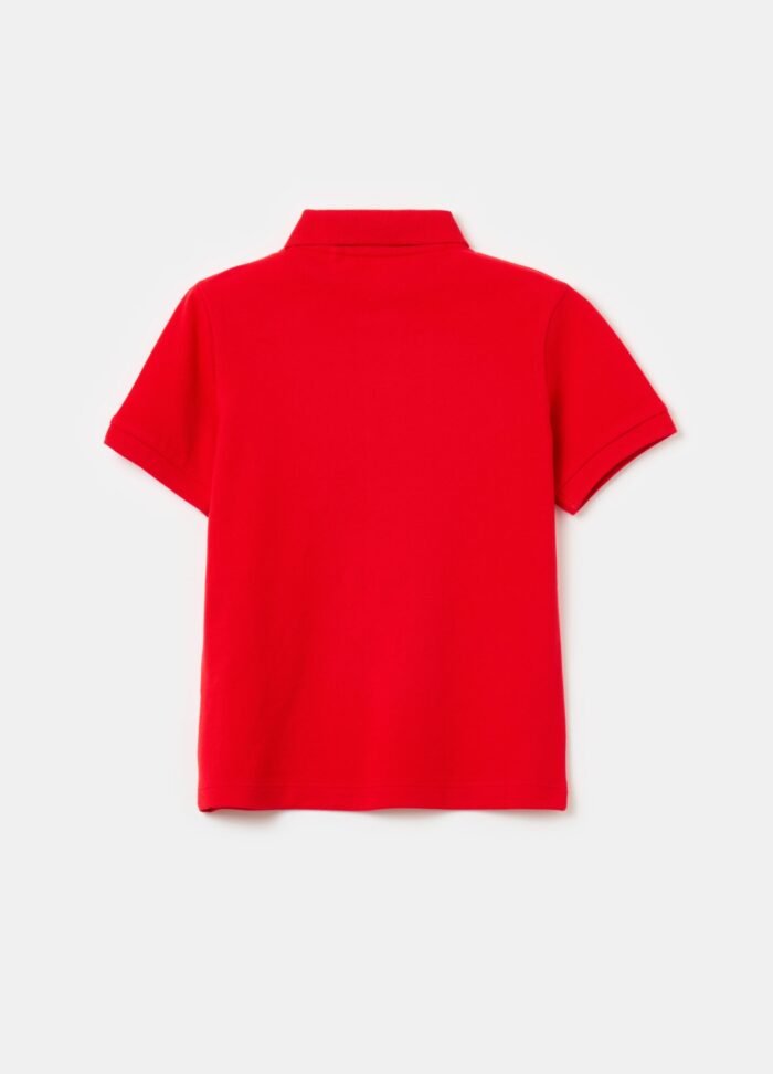 ⁦Boys' Polo Shirt – Red⁩ - الصورة ⁦2⁩