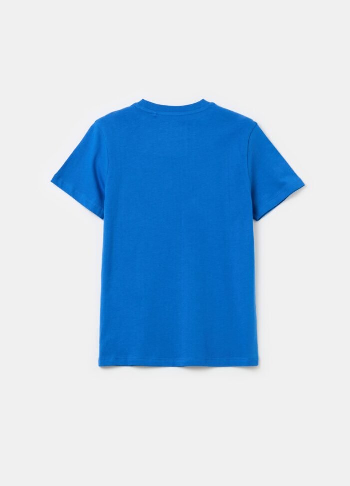 ⁦Boys' 3/4-Sleeve T-Shirt – Blue⁩ - الصورة ⁦2⁩