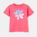 OVS T-Shirt W/Pr Fuxia Pink