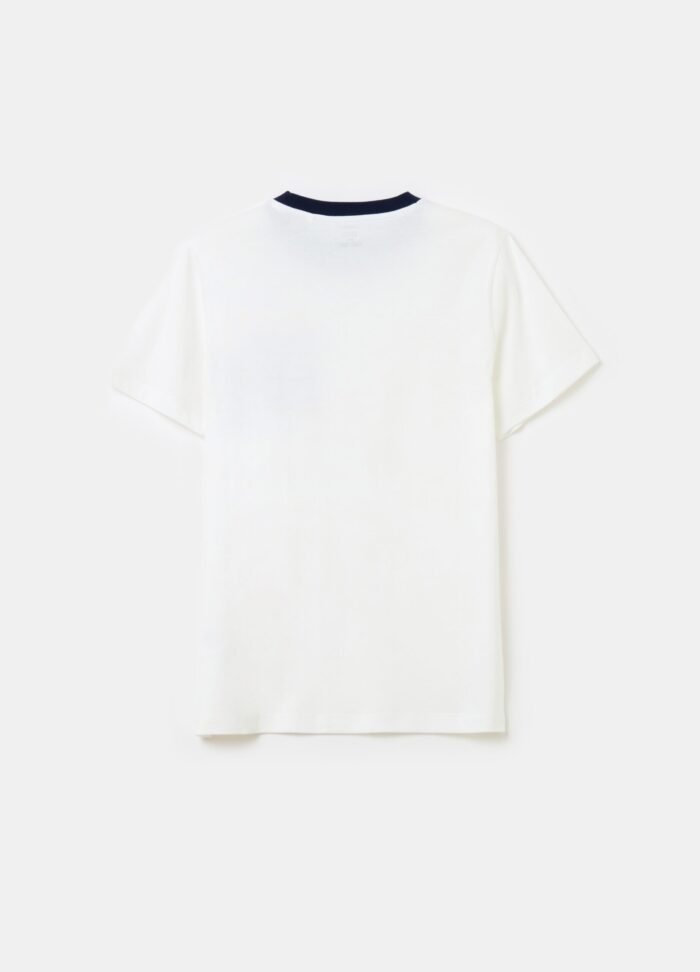 ⁦Boys' 3/4-Sleeve T-Shirt – Off White⁩ - الصورة ⁦2⁩