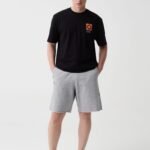 OVS Tago Short W Lt Grey Mel