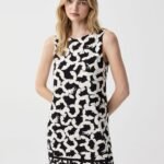 OVS Tank Dress W Nero/Bianco
