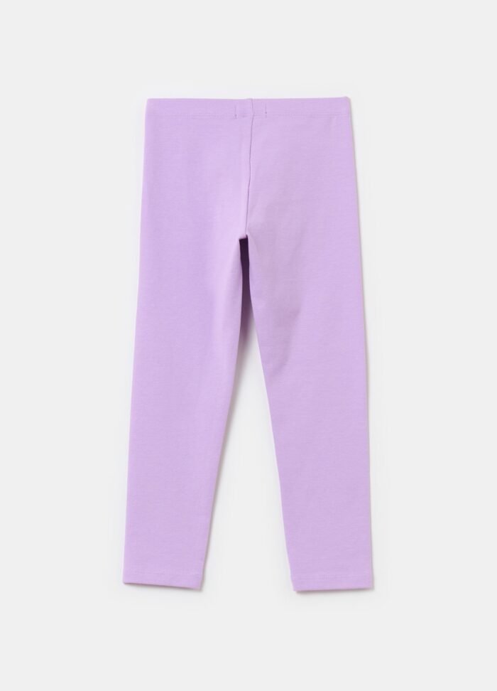 ⁦Girls' Leggings – Violet⁩ - الصورة ⁦2⁩