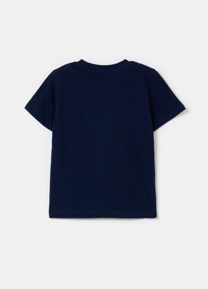 ⁦Boys' T-Shirt – Dark Blue⁩ - الصورة ⁦2⁩