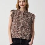 OVS Shi242 Shirt Marrone/Nero
