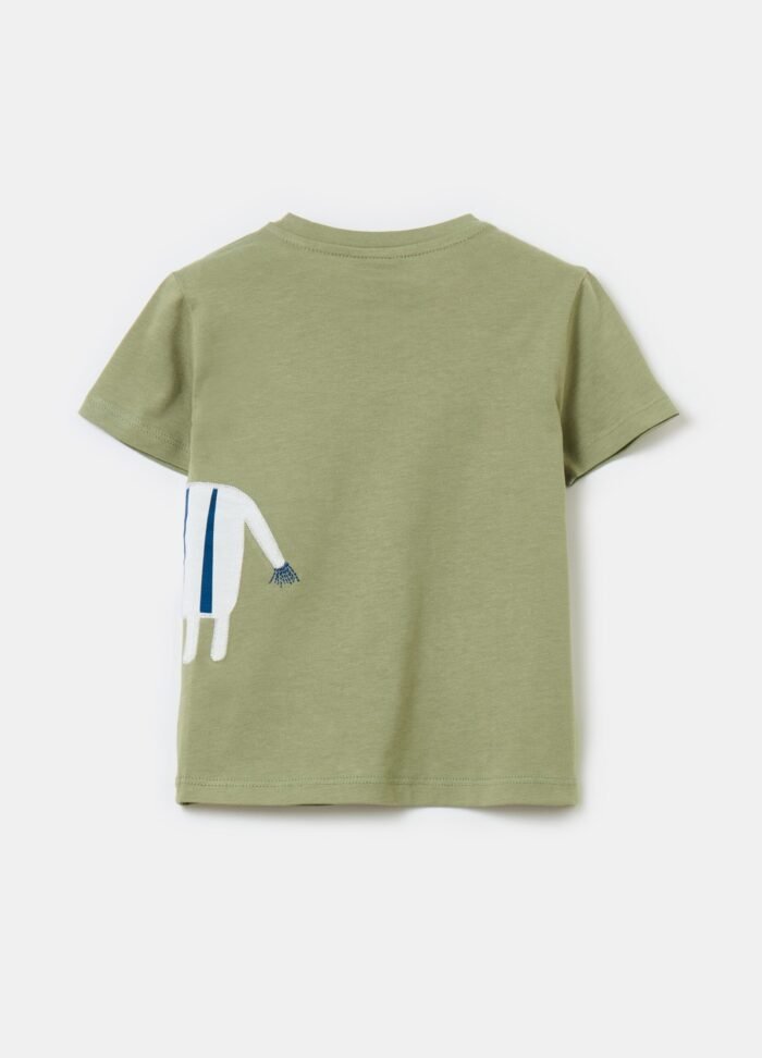 ⁦Baby Zebra T-Shirt – Light Green⁩ - الصورة ⁦2⁩