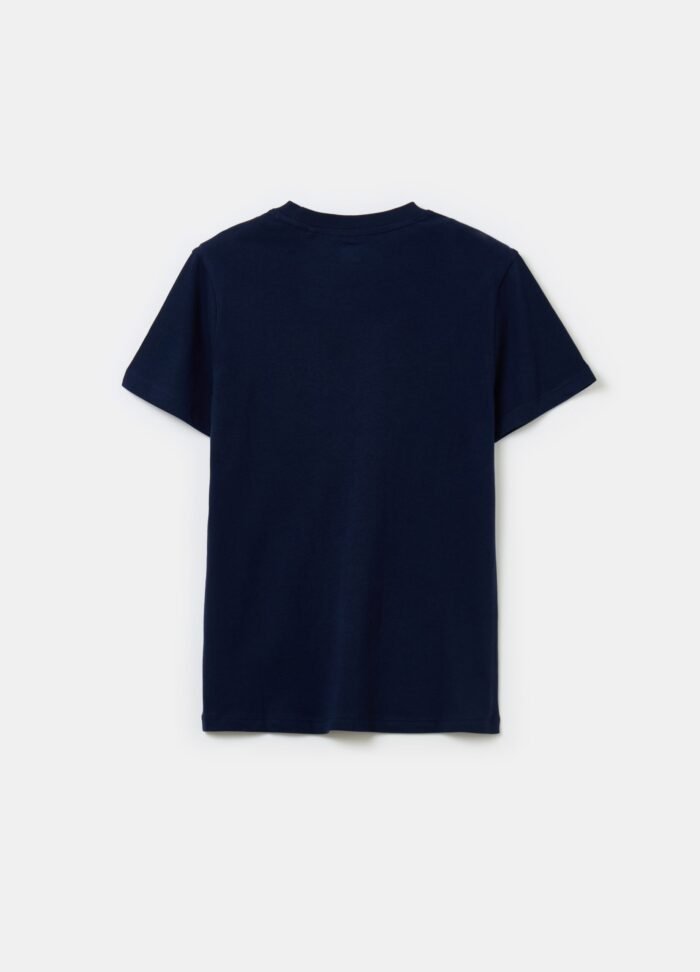 ⁦Boys' Pocket T-Shirt – Dark Blue⁩ - الصورة ⁦2⁩