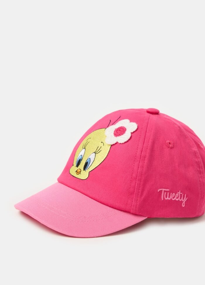 ⁦Baby Girls' Baseball Cap – Fuchsia Pink⁩ - الصورة ⁦2⁩