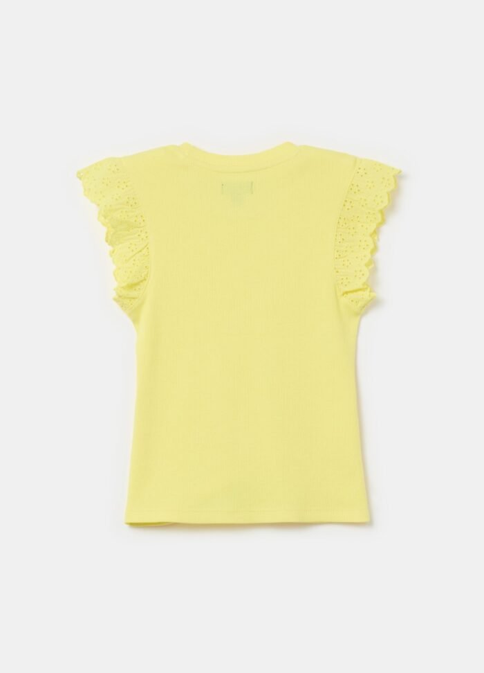 Girls' T-Shirt – Light Yellow - Image 2