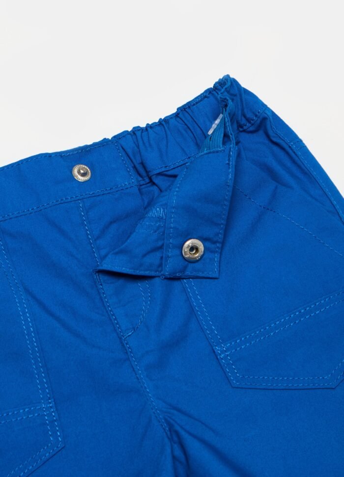 ⁦Baby Poplin Shorts – Blue⁩ - الصورة ⁦2⁩