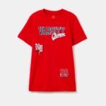 OVS Tsh 3/4Col+P Red