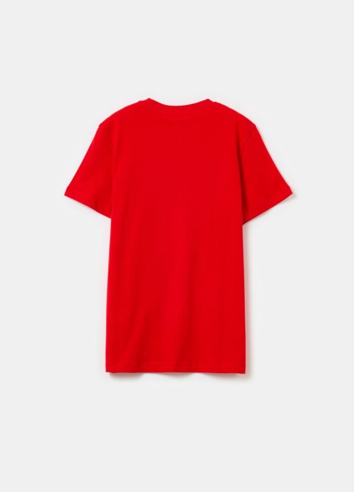 ⁦Boys' Pocket T-Shirt – Red⁩ - الصورة ⁦2⁩