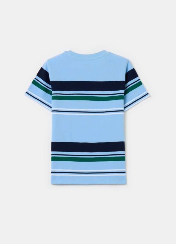 ⁦Boys' Sleeveless T-Shirt – Light Blue⁩ - الصورة ⁦2⁩