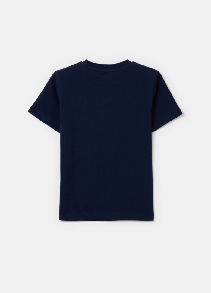 Boys' Short-Sleeve T-Shirt – Dark Blue - Image 2