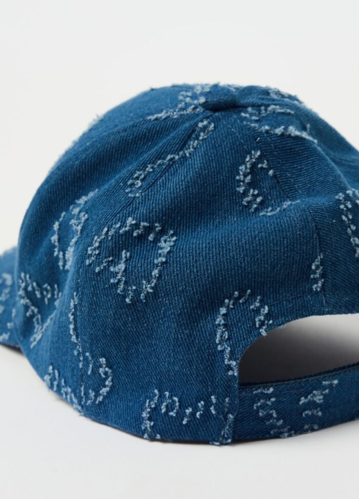 ⁦Girls' Denim Baseball Cap – Bleached Blue⁩ - الصورة ⁦2⁩