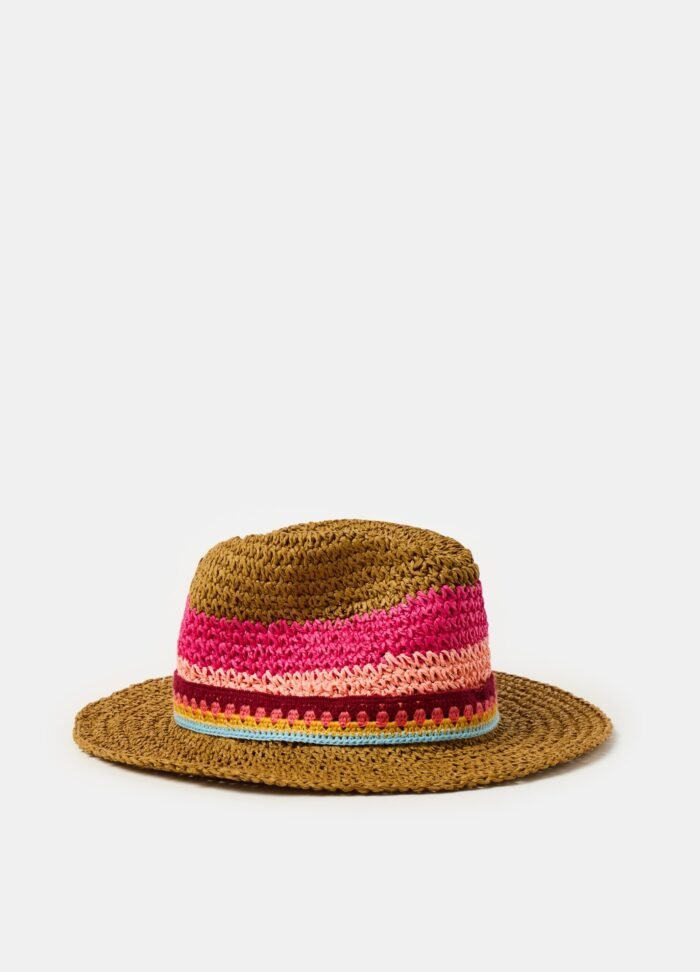 ⁦Women's Straw Hat – Natural⁩ - الصورة ⁦2⁩
